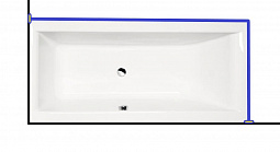 Карниз для ванны Alpen  Cleo  170x70