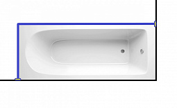 Карниз для ванны Alpen  Fontana  170x75