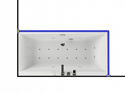 Карниз для ванны Aquatika  Армада  180x90