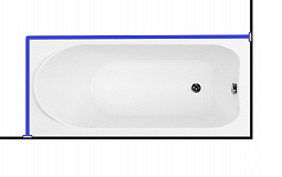 Карниз для ванны Aquanet  NORD  140x70